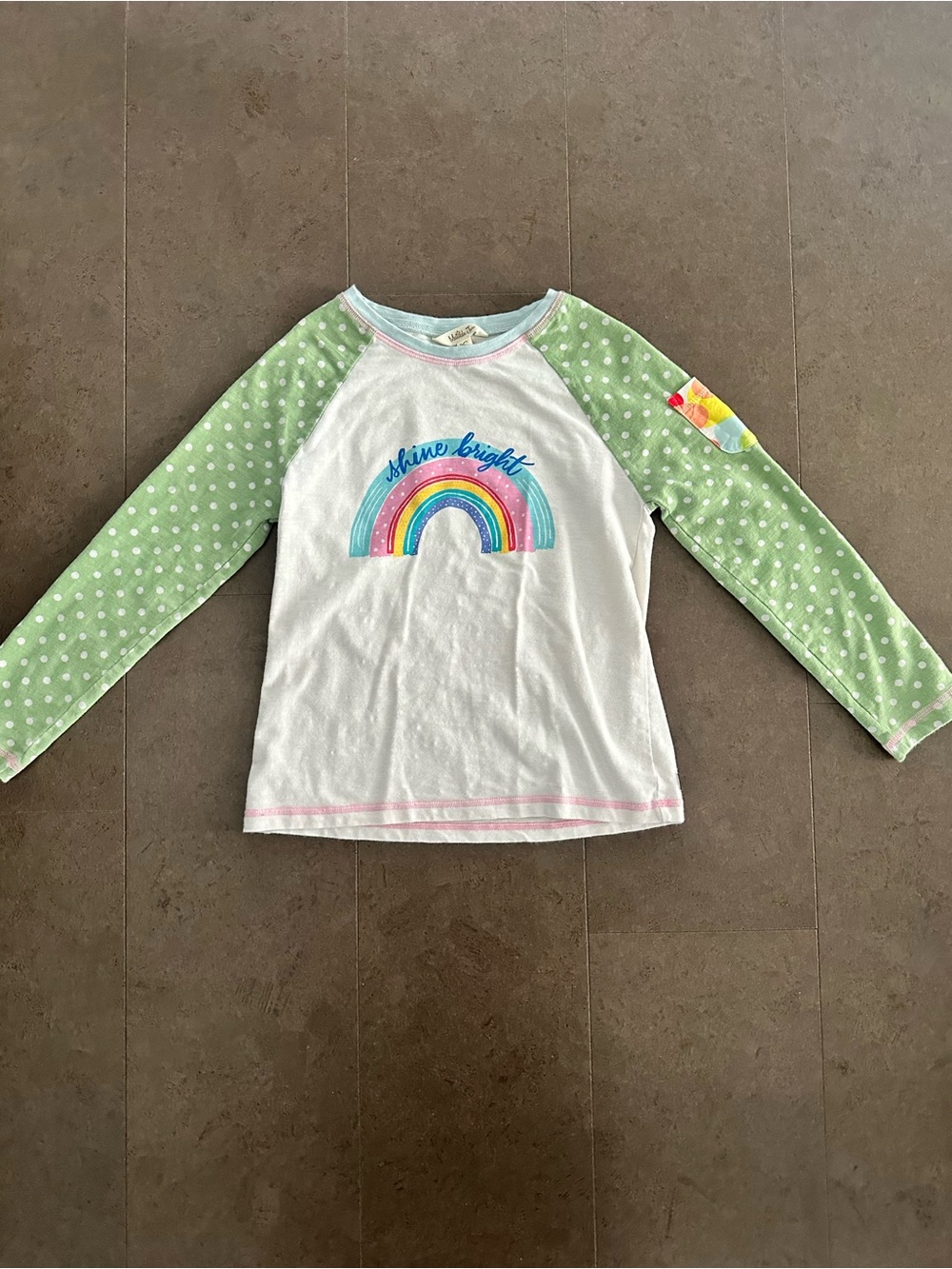 Matilda Jane Tee with Rainbow size 8